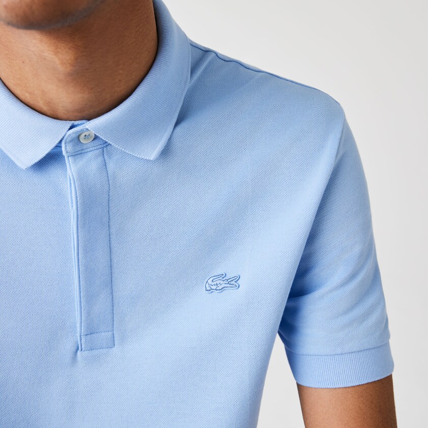 Camisa Polo Lacoste Masculino Azuis Regular Fit Paris XP3-21562G4