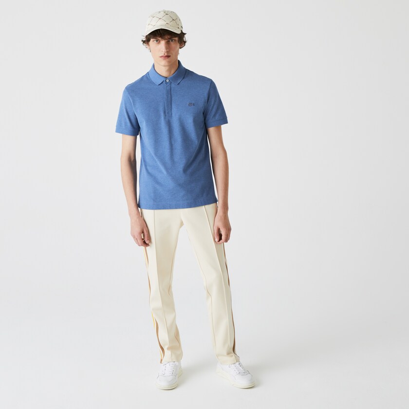 Camisa Polo Lacoste Masculino Azuis Regular Fit Paris AY9-14301M2