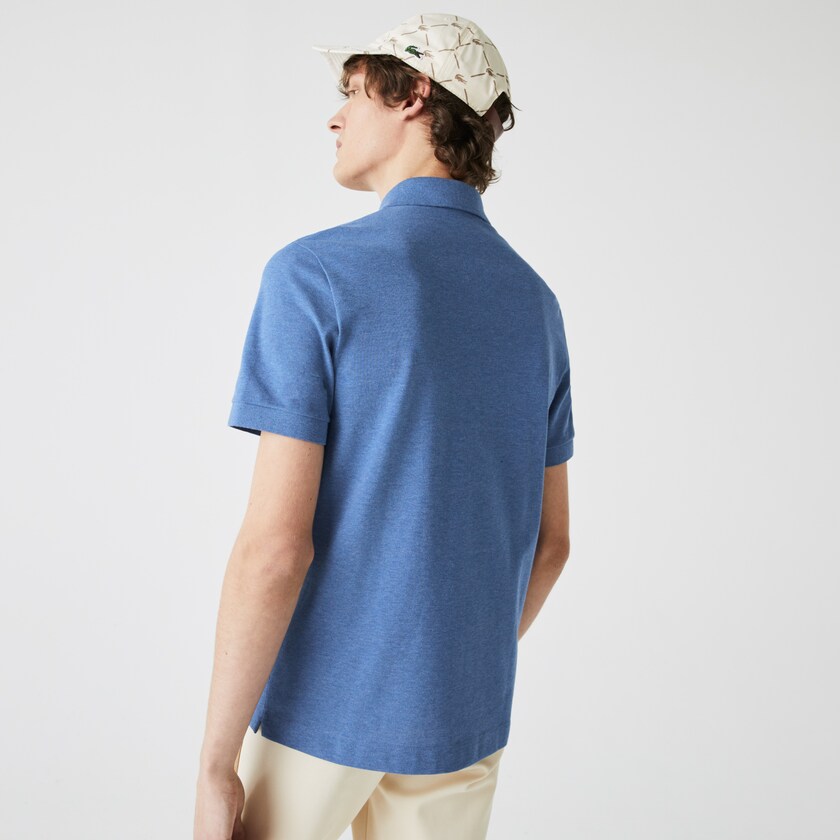 Camisa Polo Lacoste Masculino Azuis Regular Fit Paris AY9-14301M2
