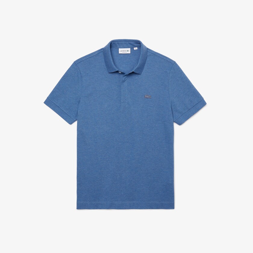 Camisa Polo Lacoste Masculino Azuis Regular Fit Paris AY9-14301M2