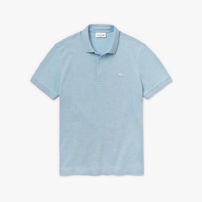 Camisa Polo Lacoste Masculino Azuis Regular Fit Paris WD6-32653N0