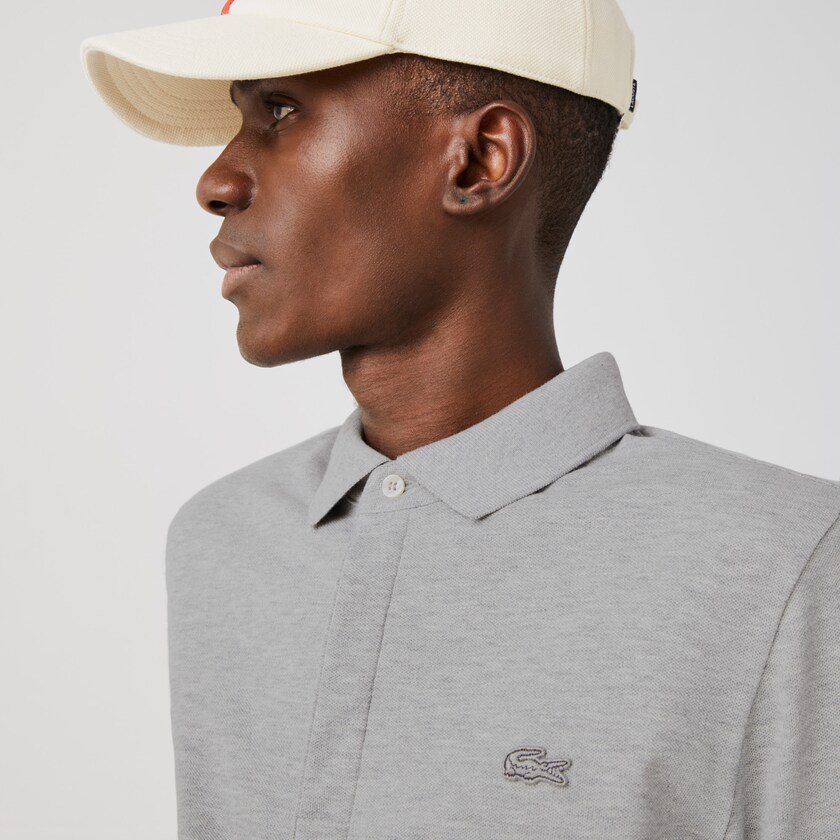 Camisa Polo Lacoste Masculino Cinzentas Regular Fit Paris II9-63926Y4