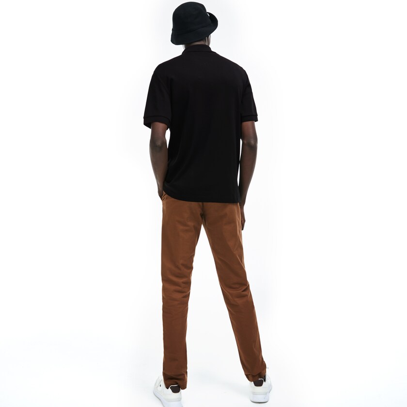 Camisa Polo Lacoste Masculino Pretas Regular Fit Soft Cotton LY4-56665Y6