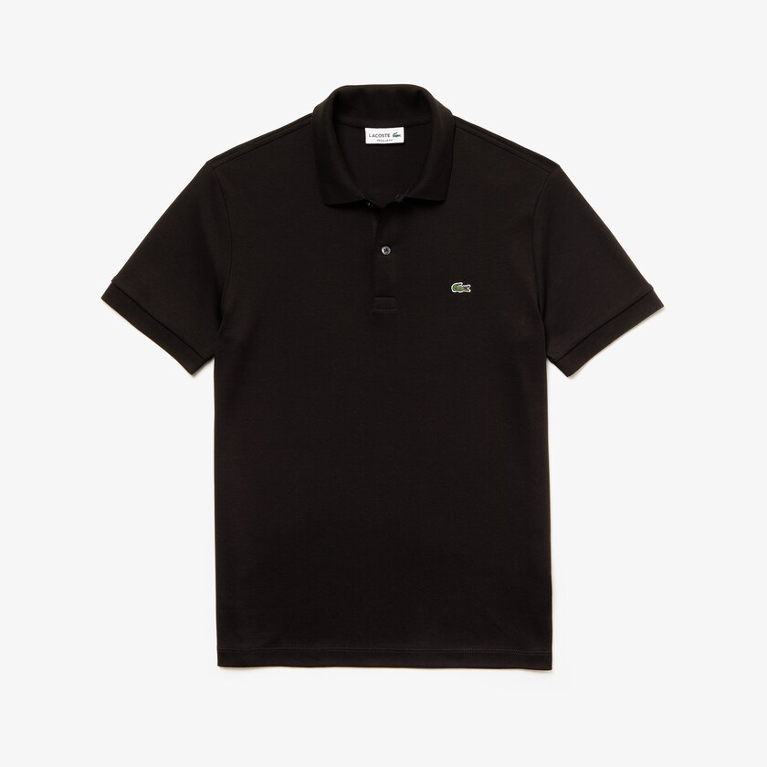 Camisa Polo Lacoste Masculino Pretas Regular Fit Soft Cotton LY4-56665Y6