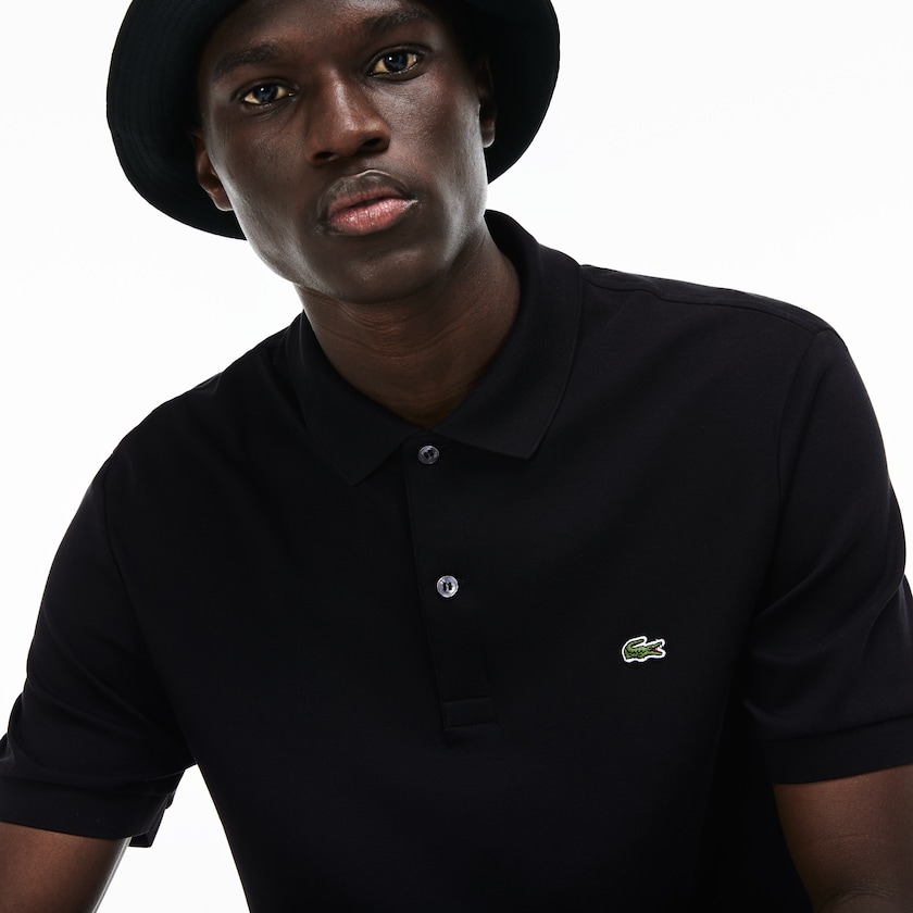 Camisa Polo Lacoste Masculino Pretas Regular Fit Soft Cotton LY4-56665Y6
