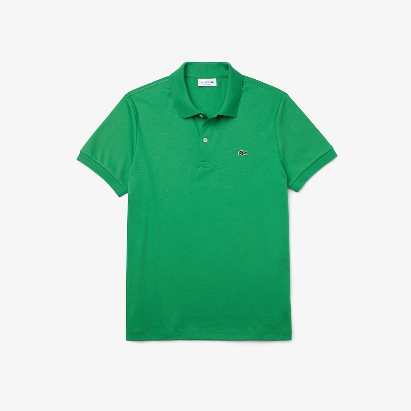 Camisa Polo Lacoste Masculino Verdes Regular Fit Soft Cotton TF6-79557K9
