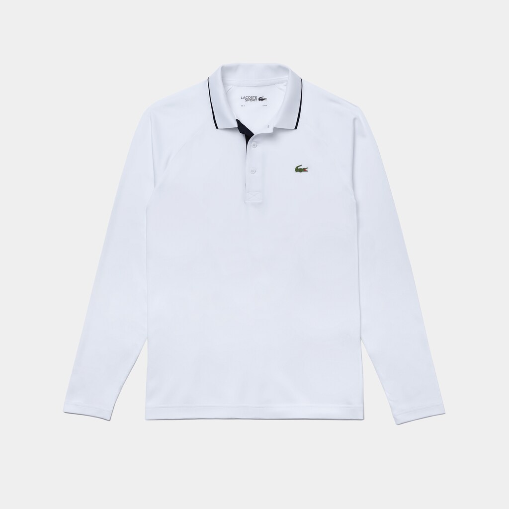 Camisa Polo Lacoste Masculino Branco Azul Marinho Azuis SPORT Breathable Golf IW0-44874I0