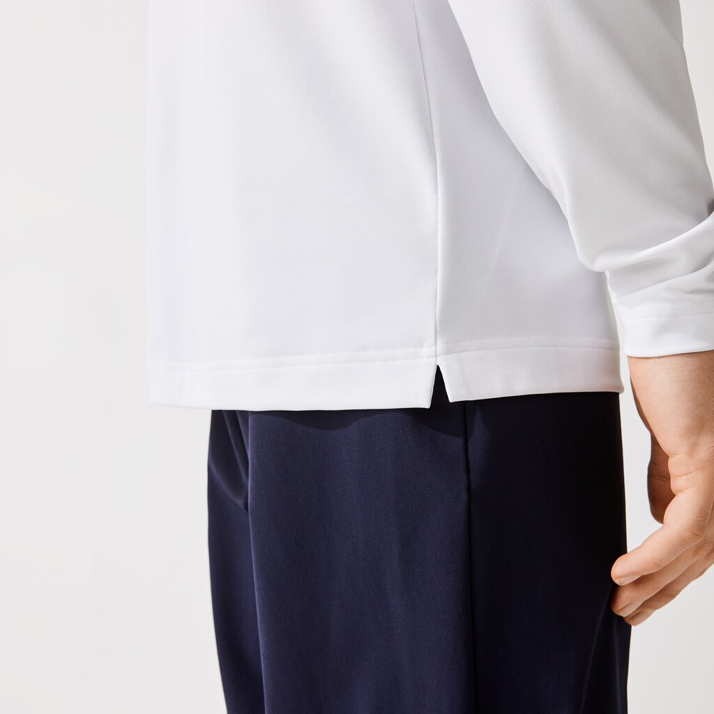 Camisa Polo Lacoste Masculino Branco Azul Marinho Azuis SPORT Breathable Golf IW0-44874I0