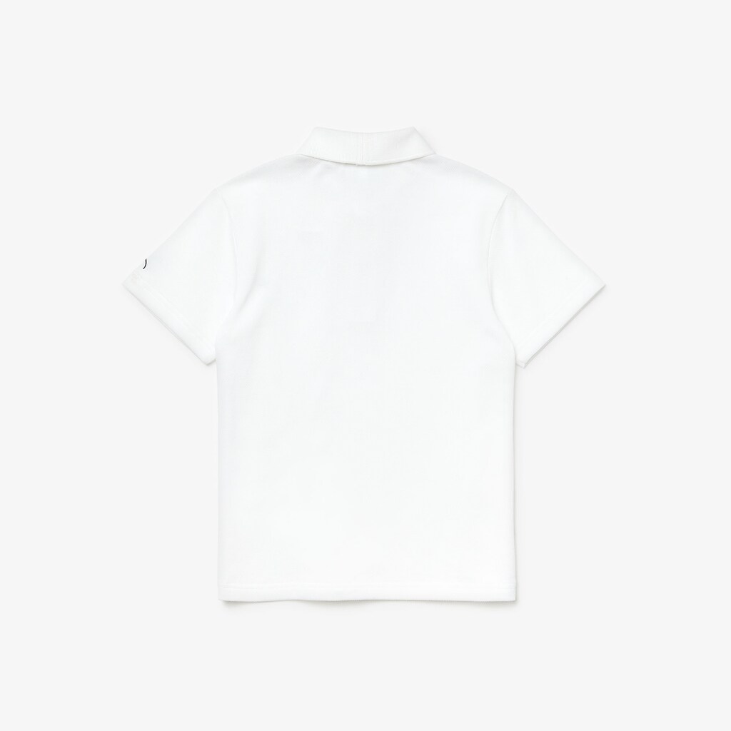 Camisa Polo Lacoste Criança Branco Azul Marinho Azuis SPORT Collab Youssef Sy Embroidered Piqué YG3-30333U1