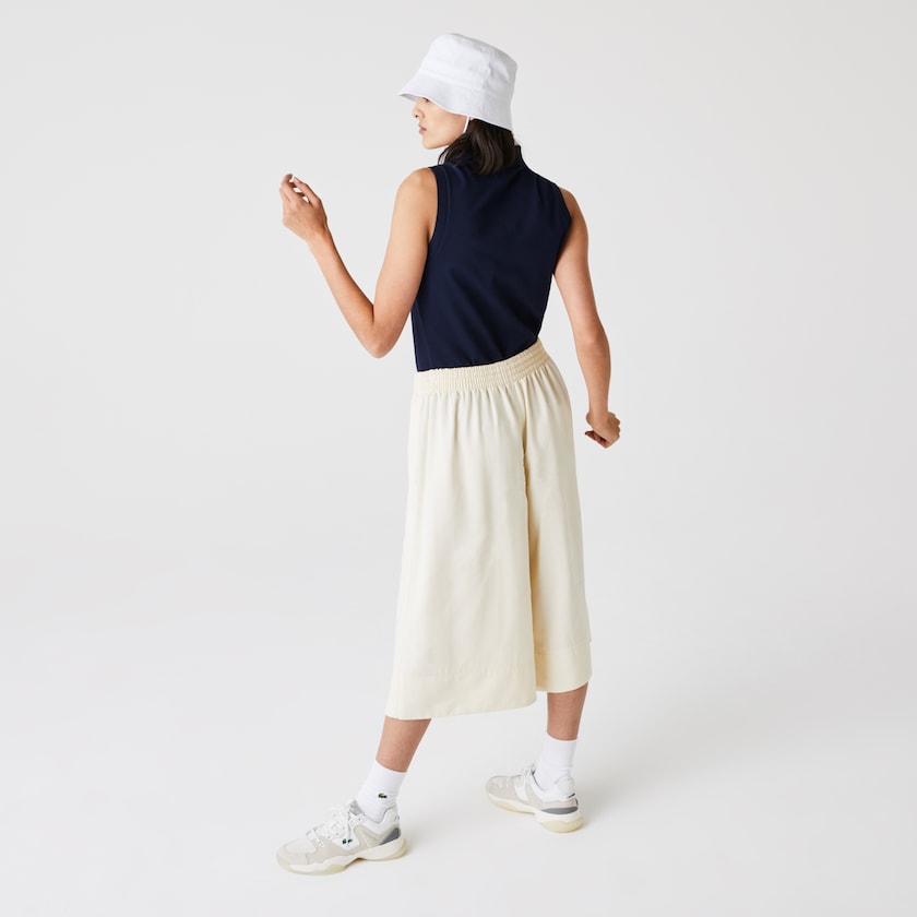 Camisa Polo Lacoste Feminino Azul Marinho Azuis Sleeveless Cotton Piqué IG6-41374X5