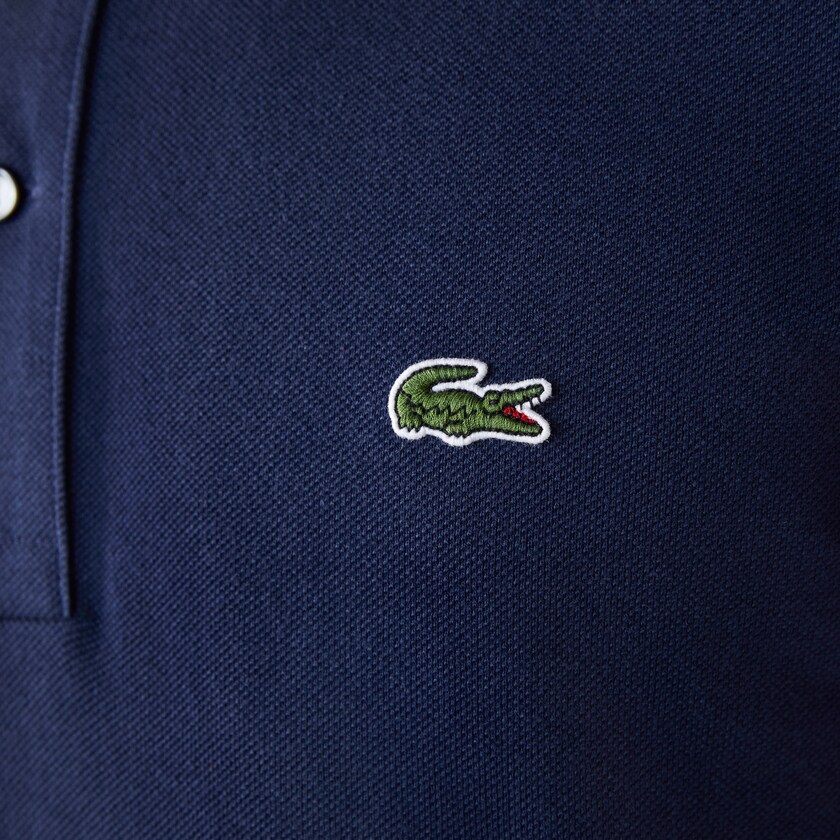 Camisa Polo Lacoste Masculino Azuis Slim Fit in Petit Piqué IG0-52415Q5
