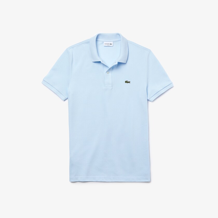 Camisa Polo Lacoste Masculino Luz Azuis Slim Fit in Petit Piqué YI7-43814R3
