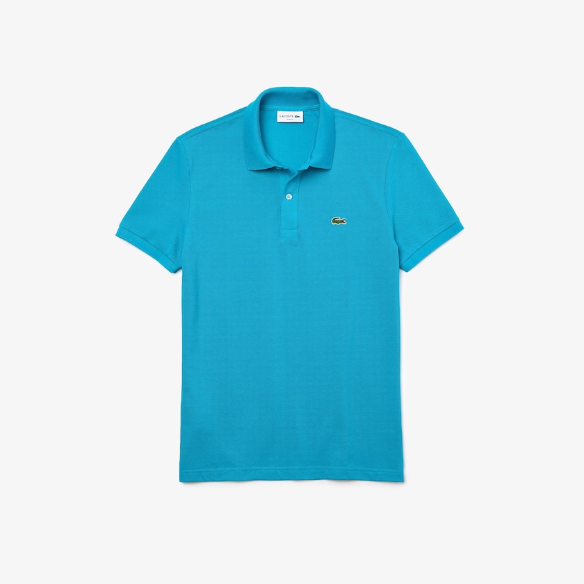 Camisa Polo Lacoste Masculino Azuis Slim Fit in Petit Piqué UD8-25522D2