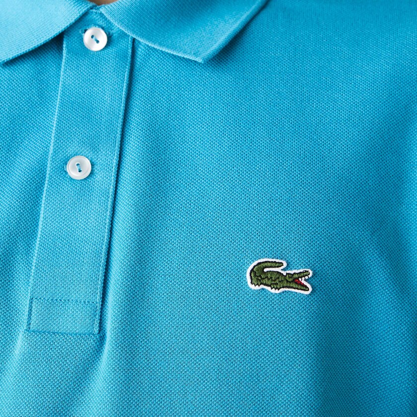 Camisa Polo Lacoste Masculino Azuis Slim Fit in Petit Piqué UD8-25522D2