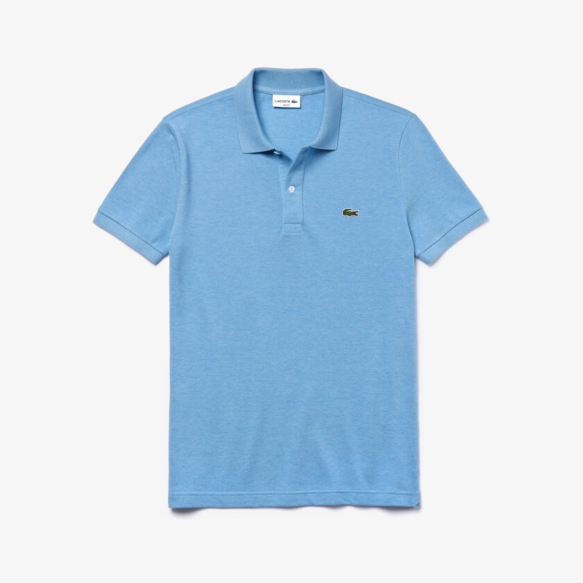 Camisa Polo Lacoste Masculino Azuis Slim Fit in Petit Piqué ER9-17781W2