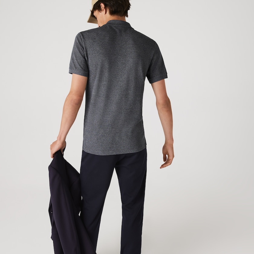 Camisa Polo Lacoste Masculino Cinzentas Slim Fit in Petit Piqué SM9-63226H7