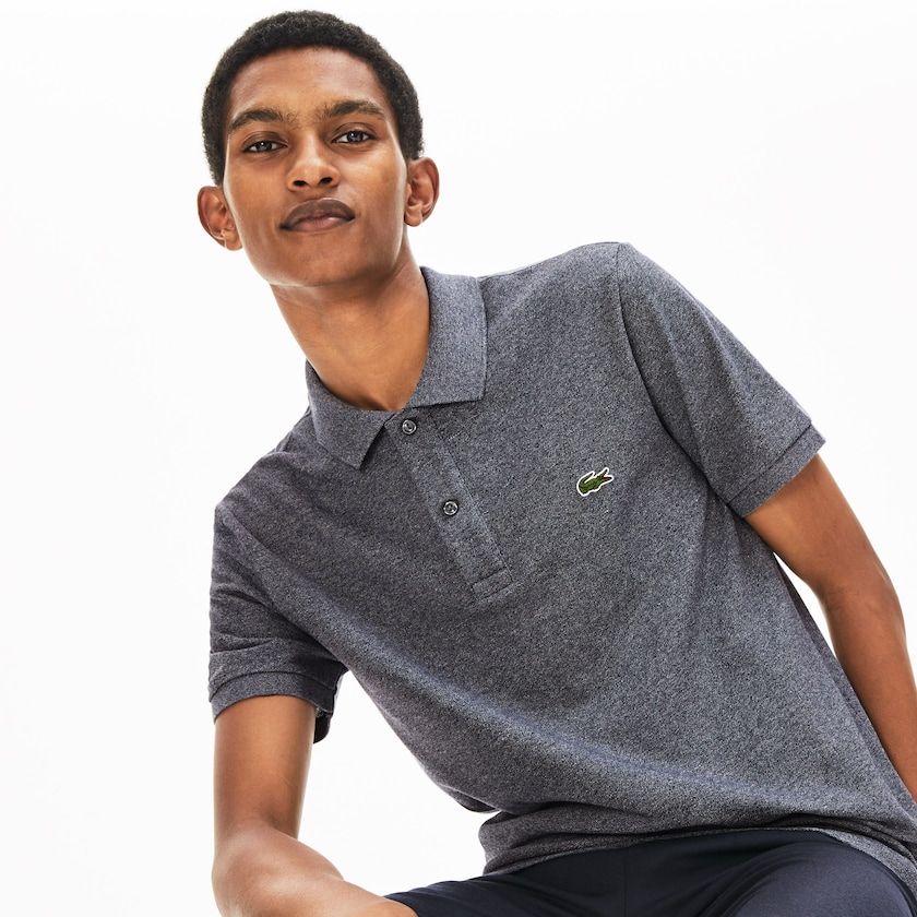 Camisa Polo Lacoste Masculino Cinzentas Slim Fit in Petit Piqué SM9-63226H7