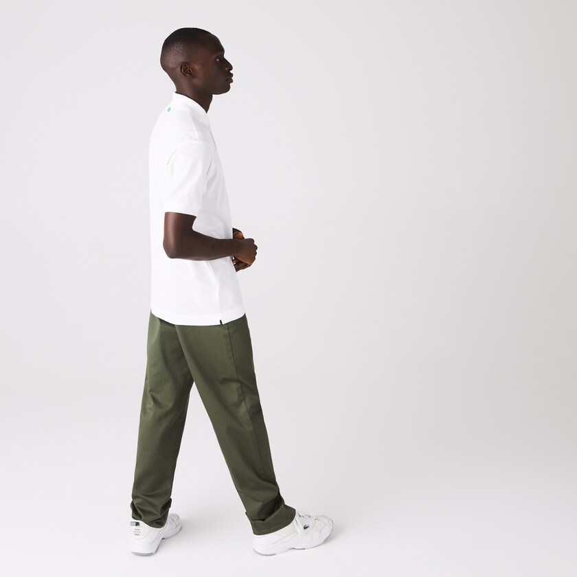 Camisa Polo Lacoste Masculino Branco & The Everglades Foundation Co-Branded DJ7-30263K8