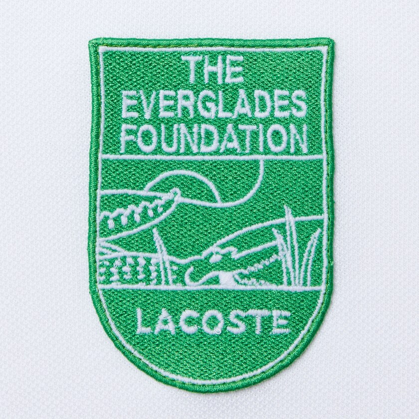 Camisa Polo Lacoste Masculino Branco & The Everglades Foundation Co-Branded DJ7-30263K8