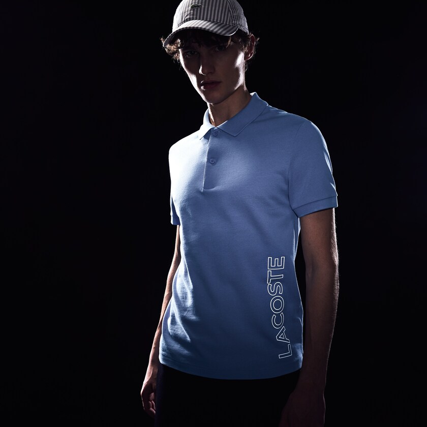 Camisas Lacoste Masculino Roxo Branded Cotton Polo VS7-29122W0