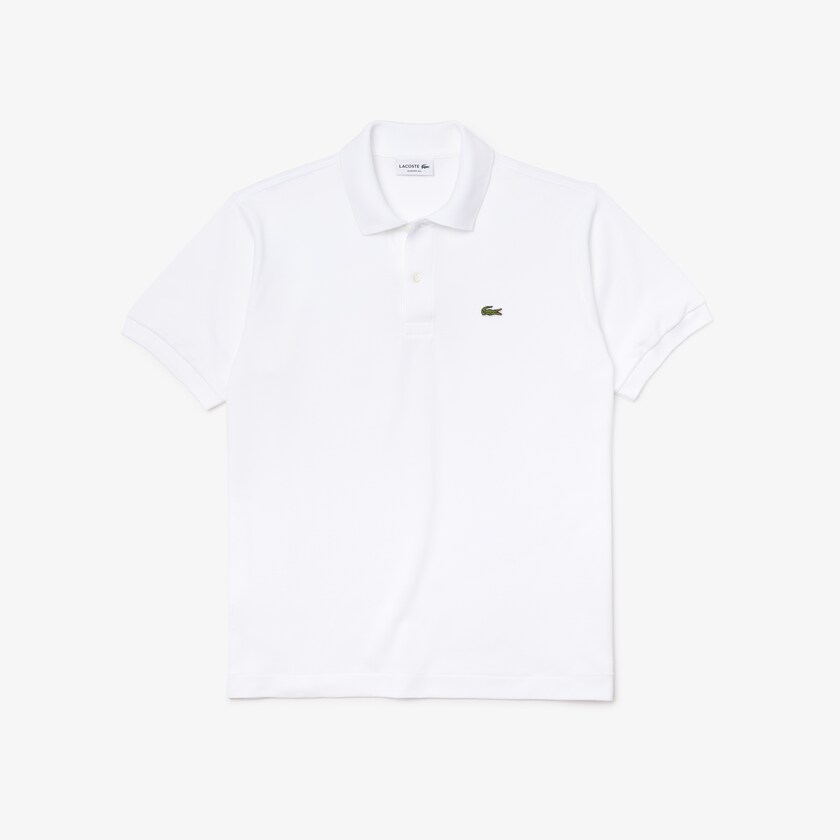 Camisas Lacoste Masculino Branco Classic Fit L.12.12 Polo JV6-87268O3
