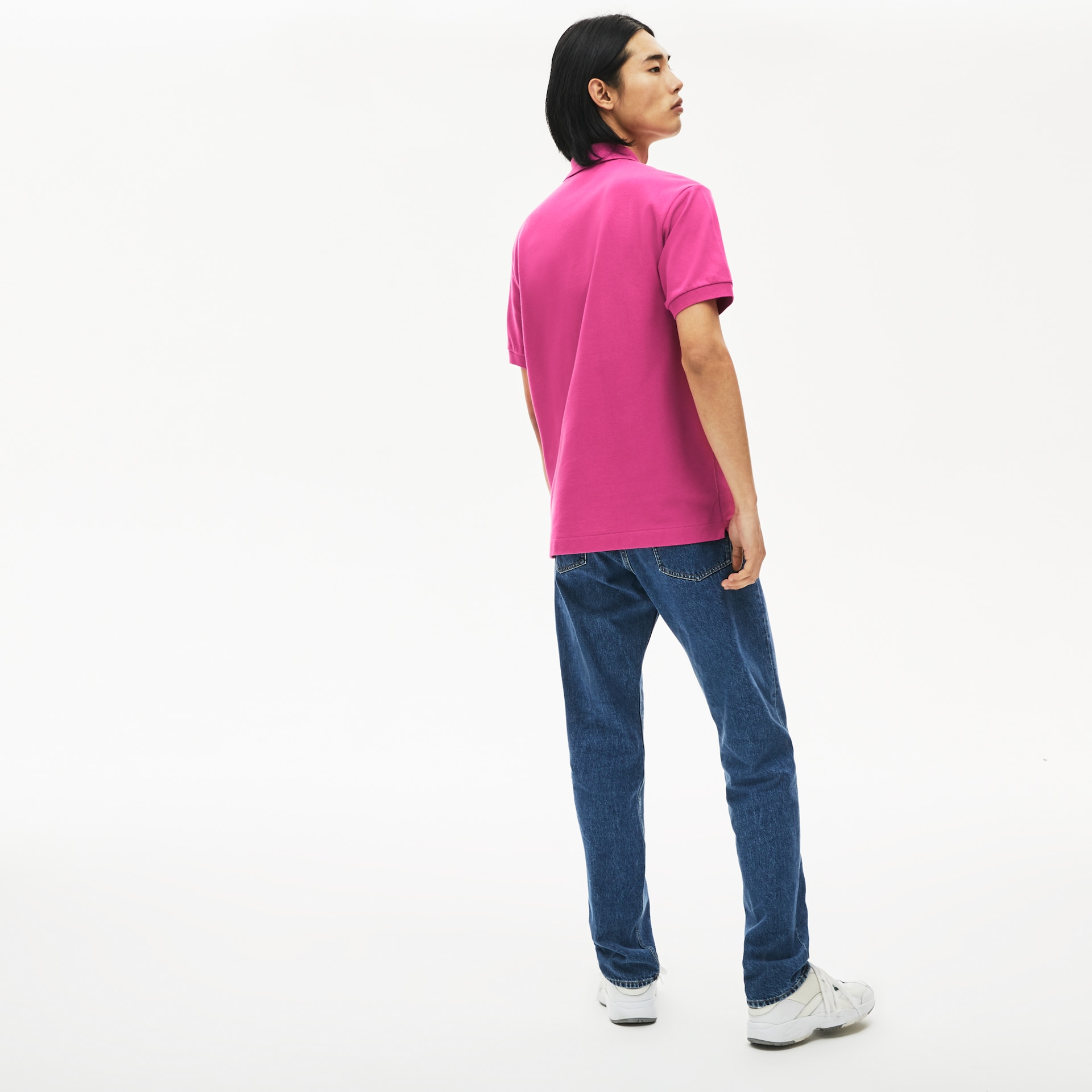 Camisas Lacoste Masculino Rosa Classic Fit L.12.12 Polo KP3-94079E2