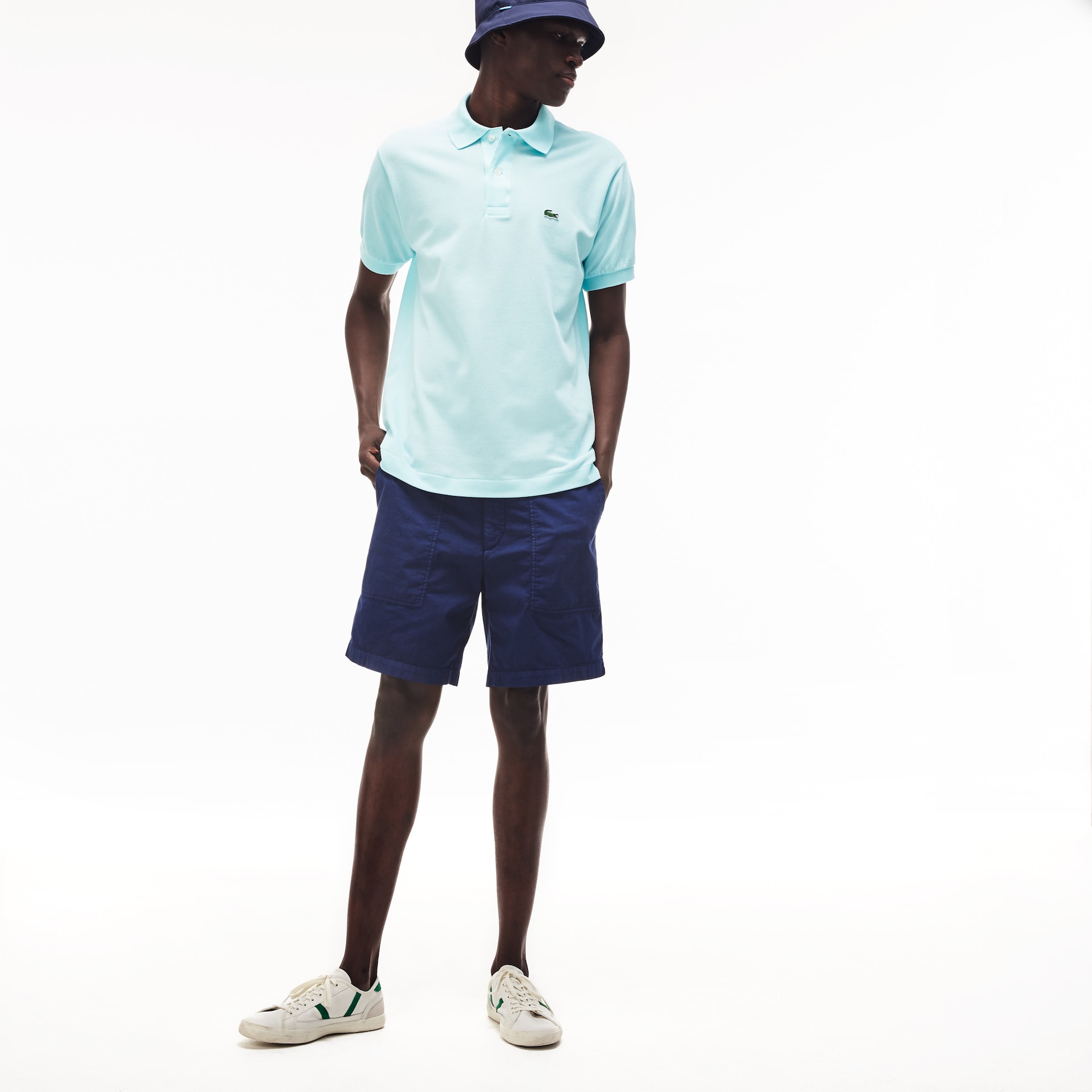 Camisas Lacoste Masculino Luz Azuis Classic Fit L.12.12 Polo FR6-19191C8