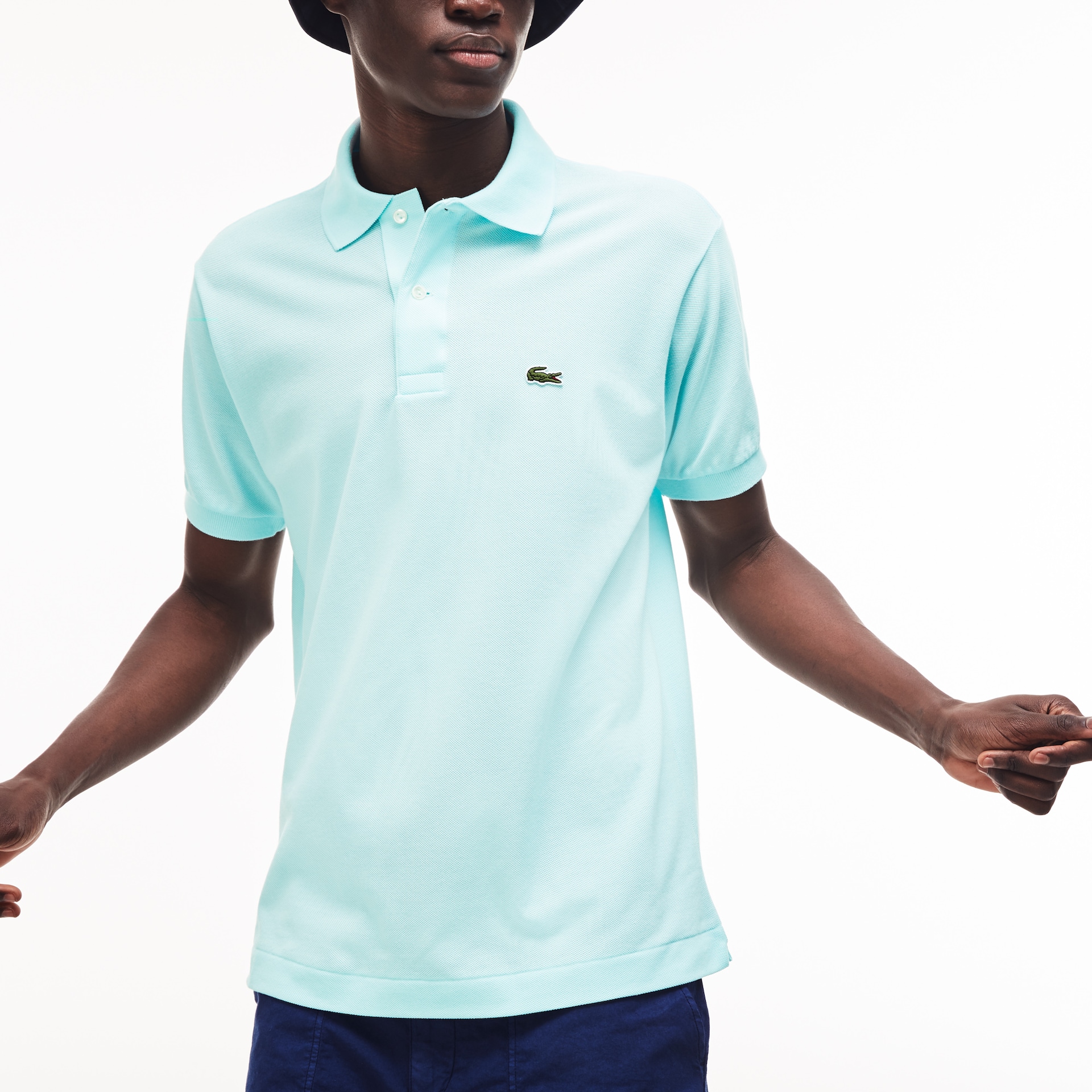 Camisas Lacoste Masculino Luz Azuis Classic Fit L.12.12 Polo FR6-19191C8