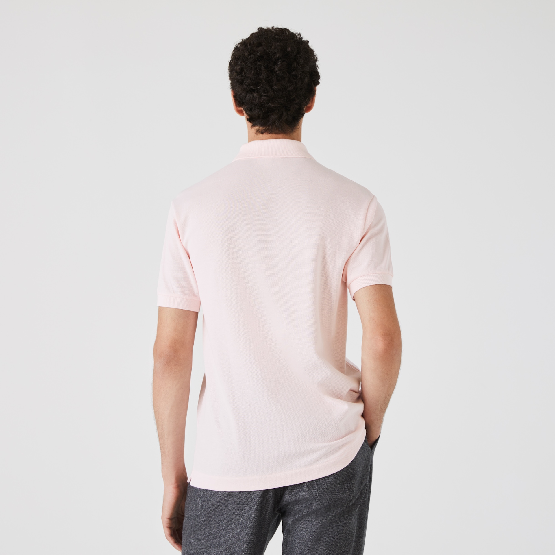Camisas Lacoste Masculino Luz Rosa Classic Fit L.12.12 Polo GF9-93189P8