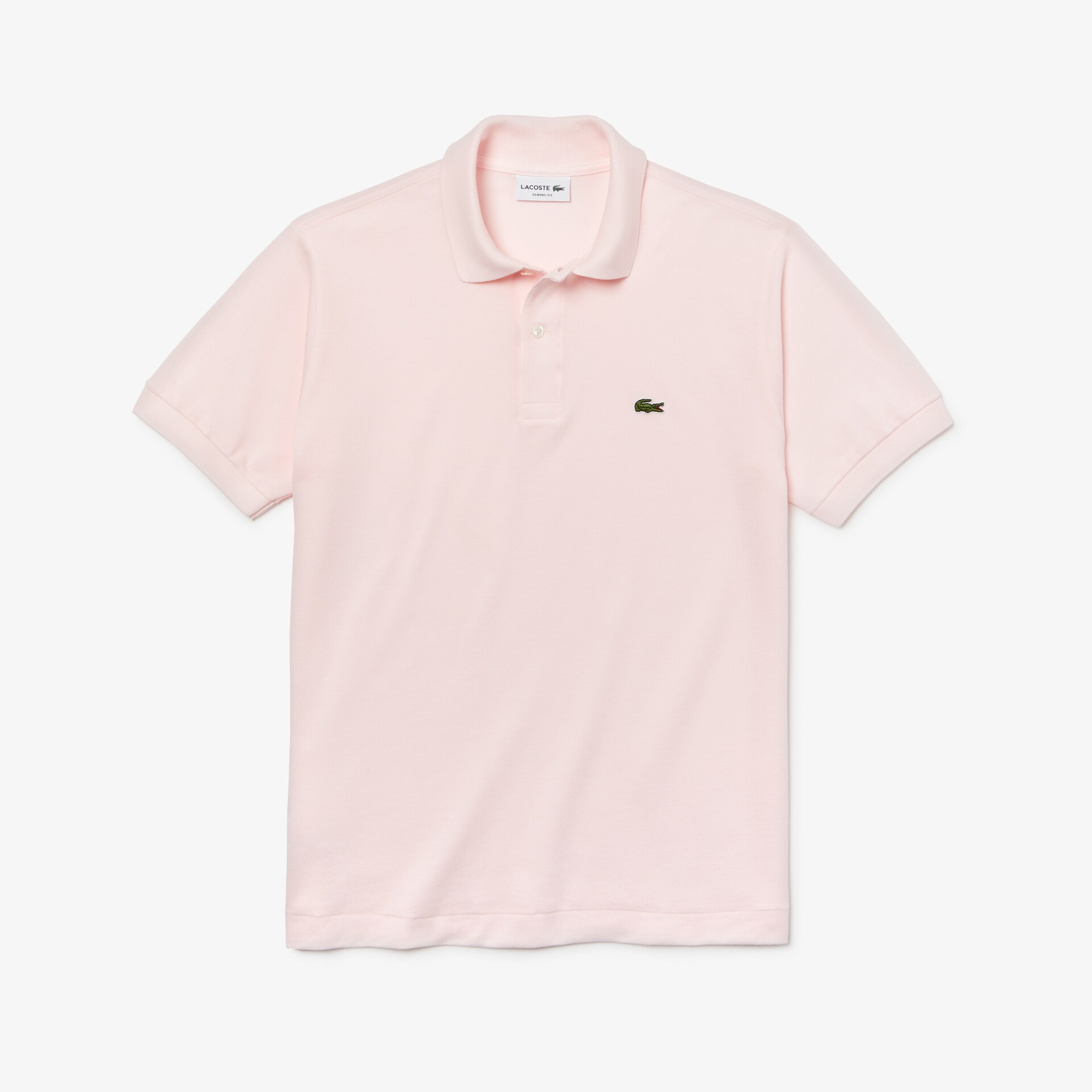 Camisas Lacoste Masculino Luz Rosa Classic Fit L.12.12 Polo GF9-93189P8