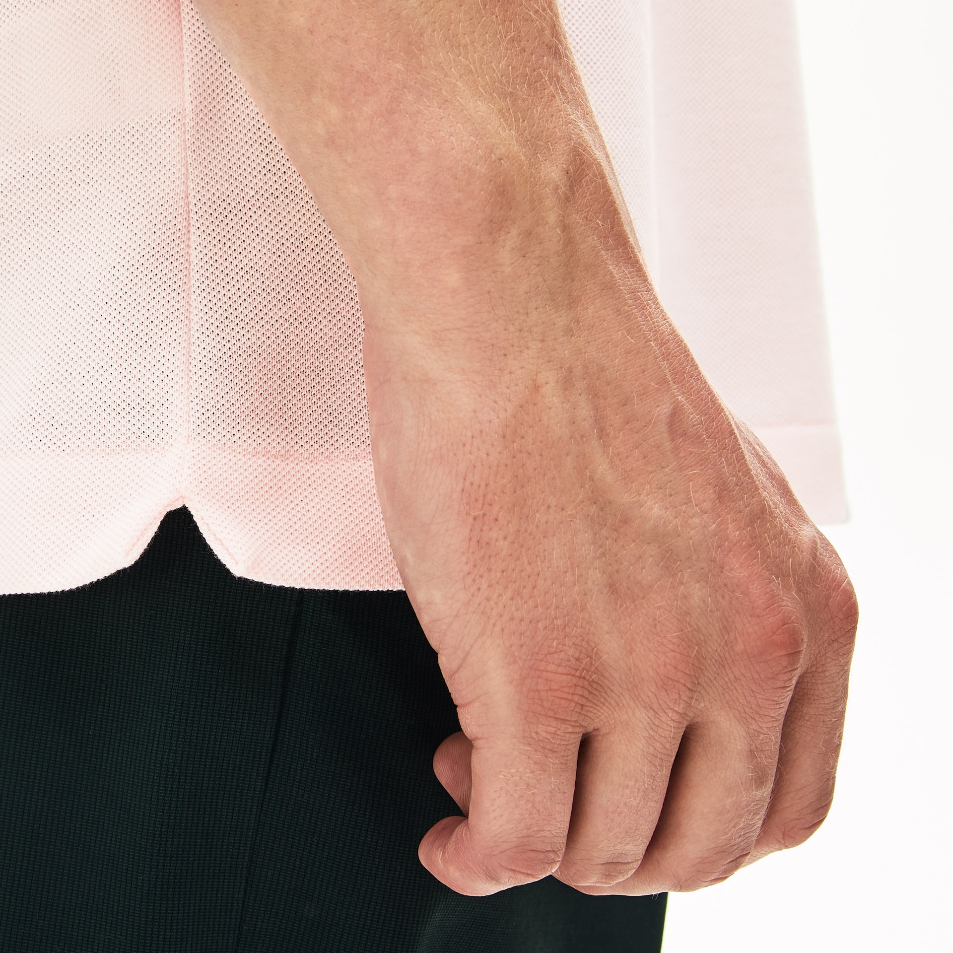 Camisas Lacoste Masculino Luz Rosa Classic Fit L.12.12 Polo GF9-93189P8