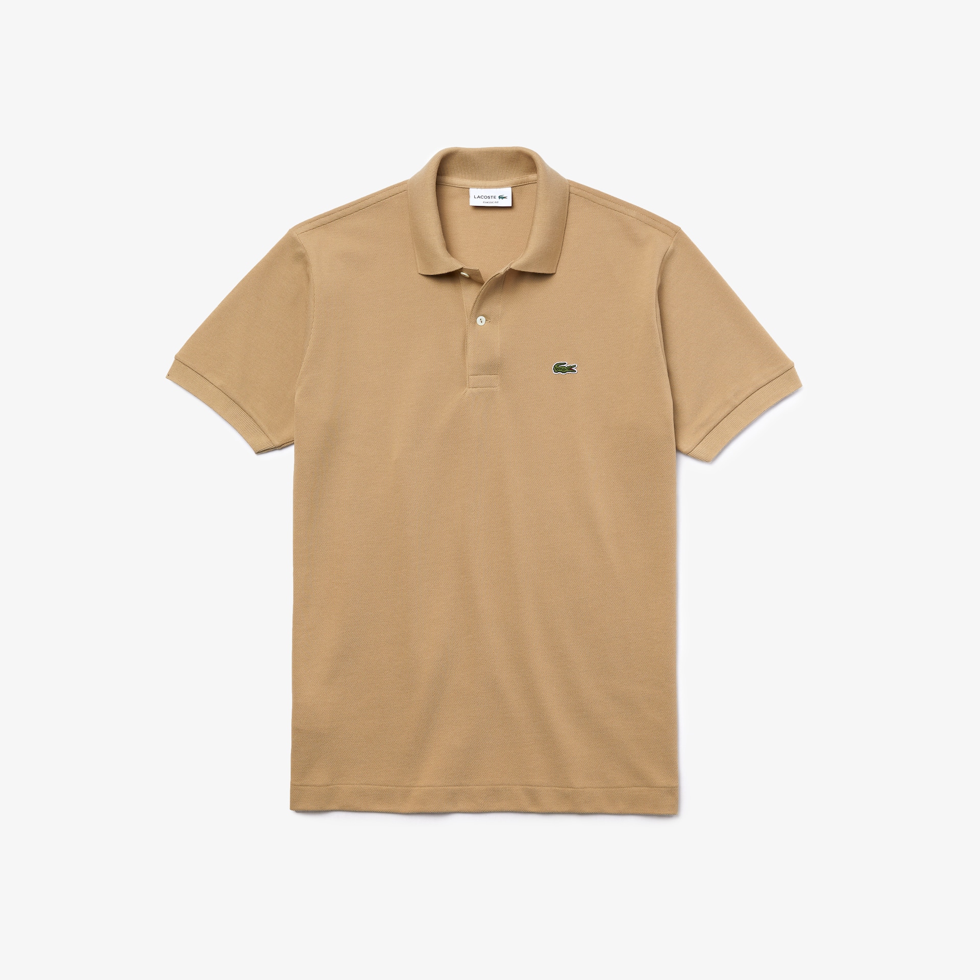 Camisas Lacoste Masculino Bege Classic Fit L.12.12 Polo IP0-40224I5