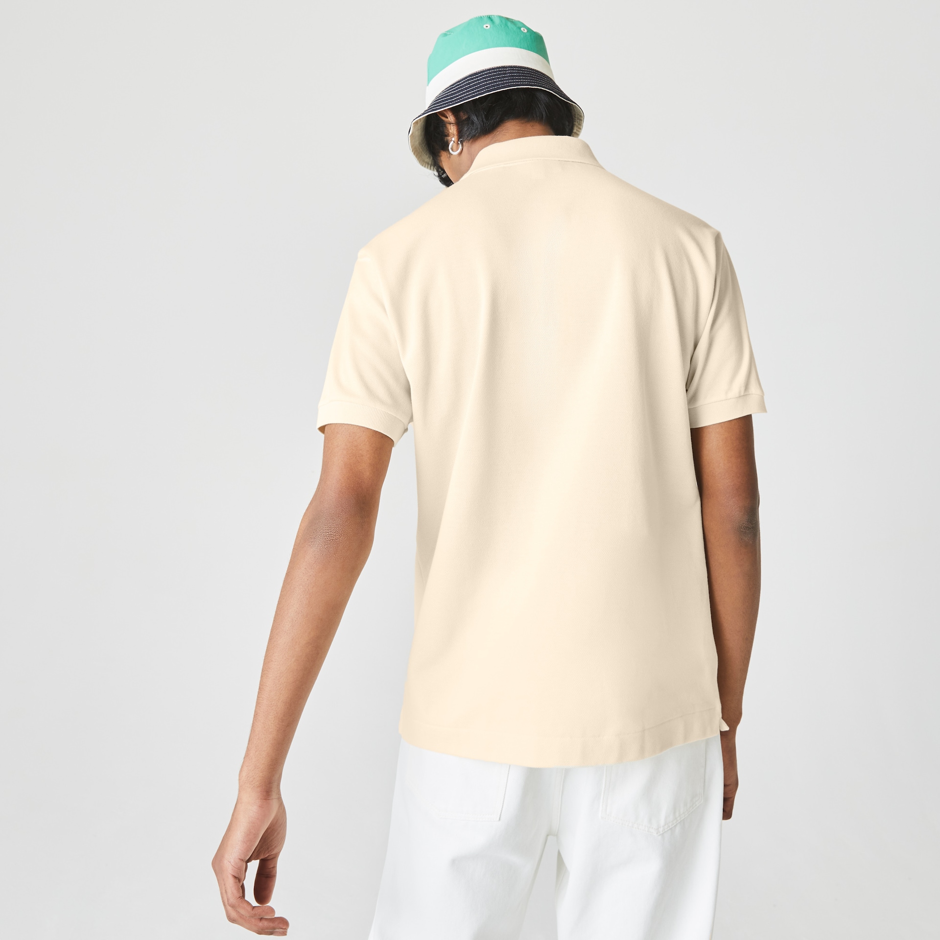 Camisas Lacoste Masculino Bege Classic Fit L.12.12 Polo BD5-89668M2