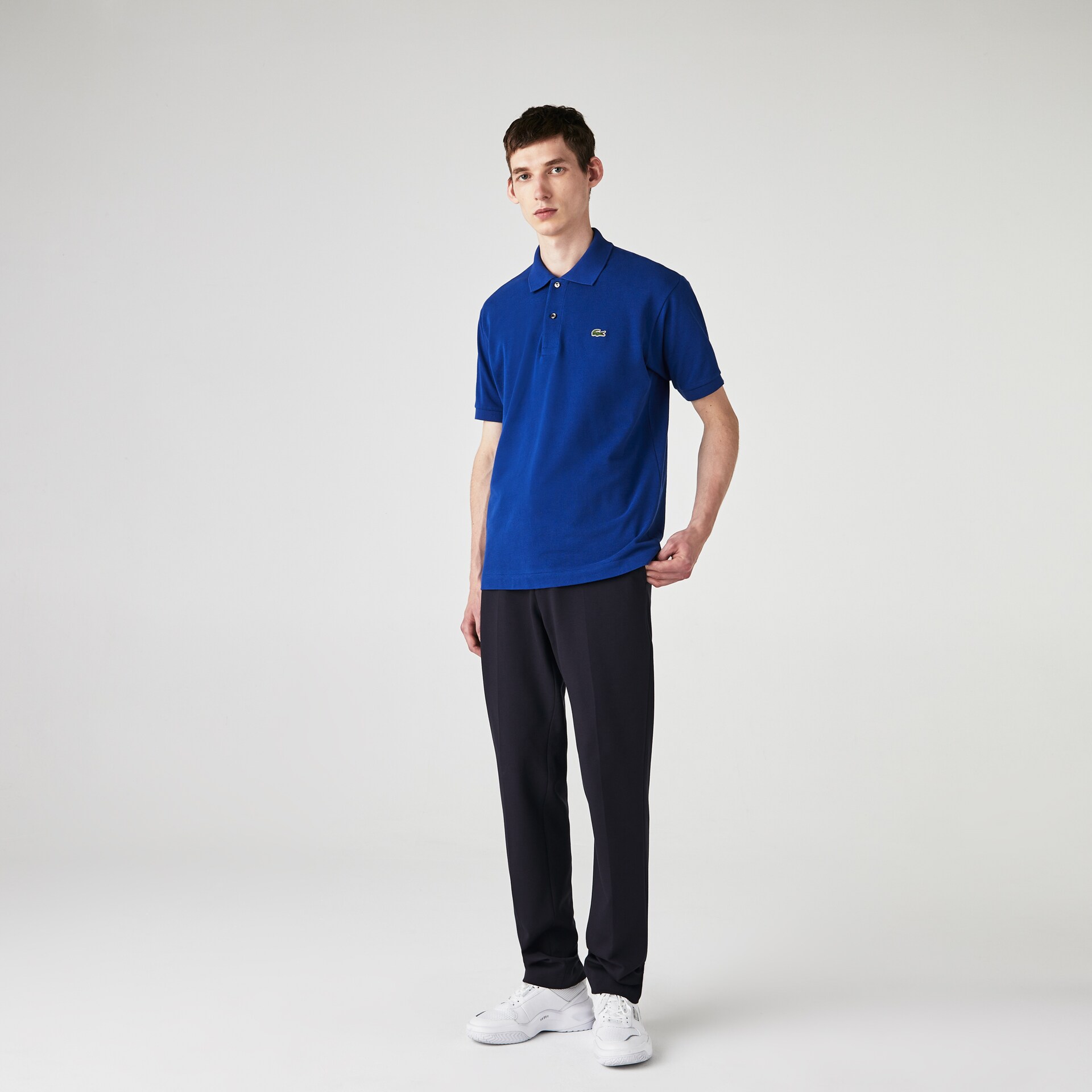 Camisas Lacoste Masculino Azuis Classic Fit L.12.12 Polo ZC1-03720X5