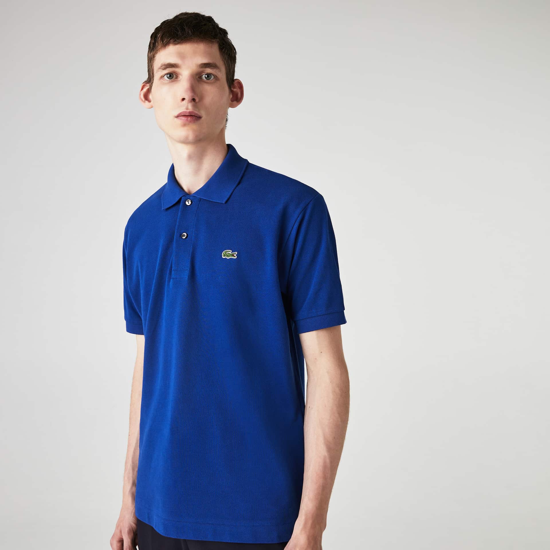 Camisas Lacoste Masculino Azuis Classic Fit L.12.12 Polo ZC1-03720X5