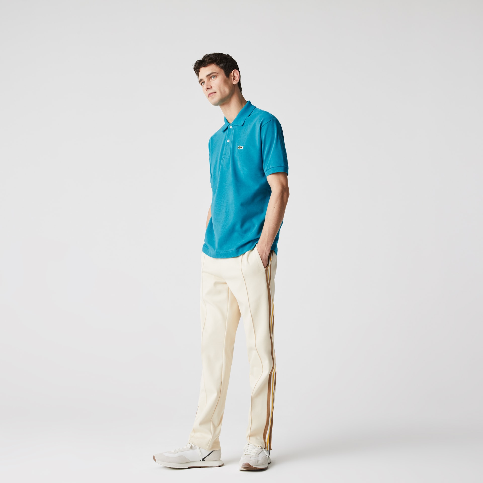 Camisas Lacoste Masculino Azuis Classic Fit L.12.12 Polo UO3-84678U3