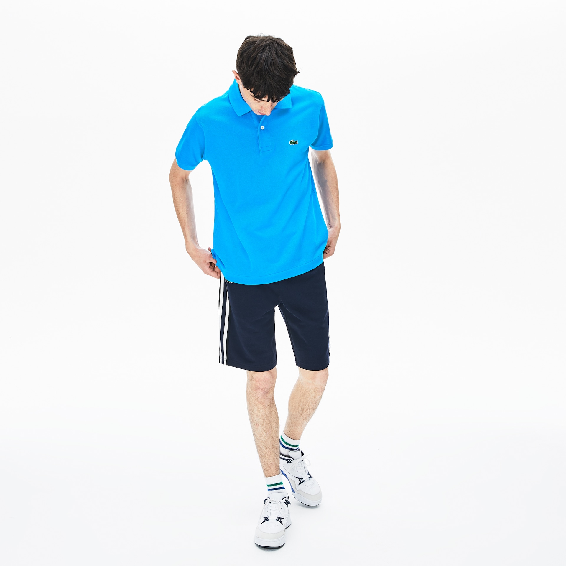 Camisas Lacoste Masculino Azuis Classic Fit L.12.12 Polo VI7-52835R2