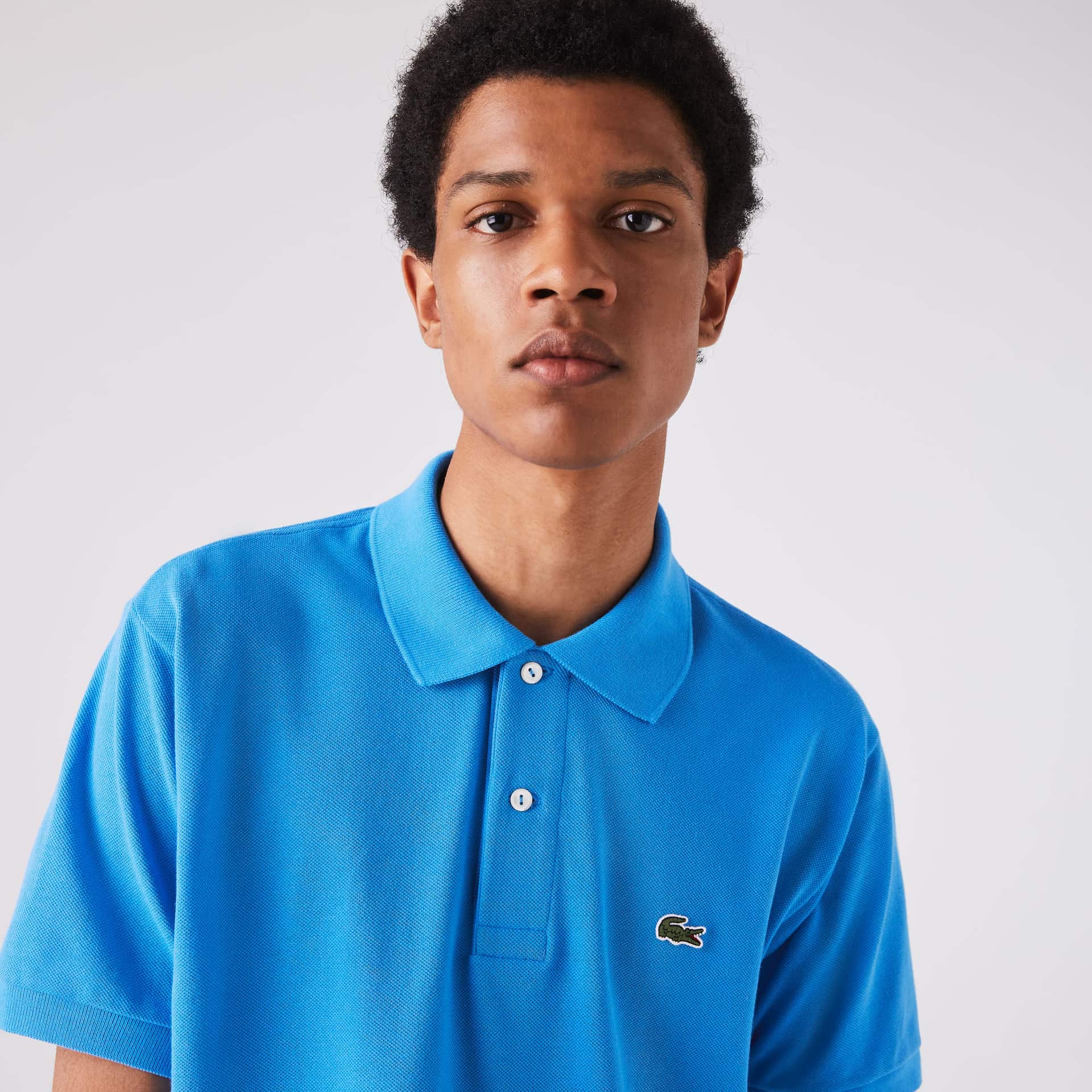 Camisas Lacoste Masculino Azuis Classic Fit L.12.12 Polo VI7-52835R2