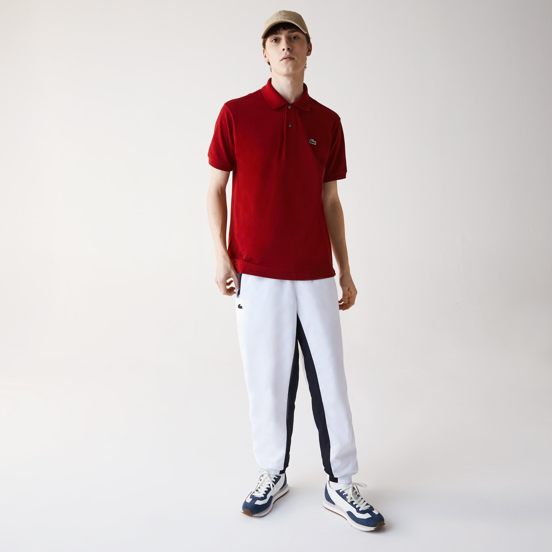 Camisas Lacoste Masculino Vermelhas Escuro Classic Fit L.12.12 Polo DR8-73317X0