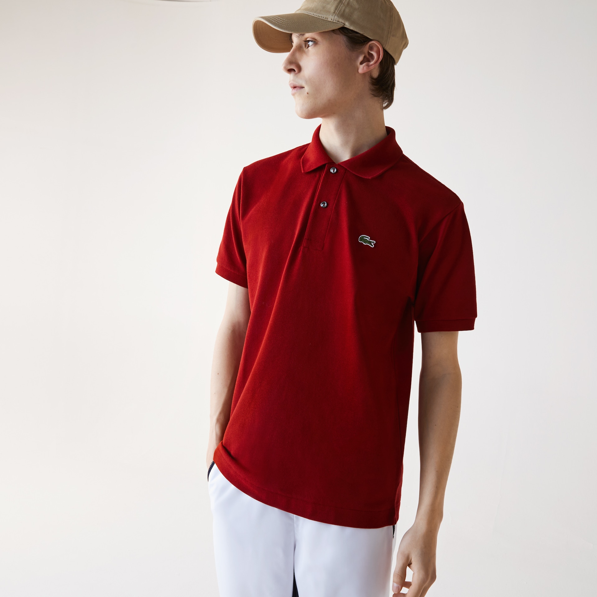 Camisas Lacoste Masculino Vermelhas Escuro Classic Fit L.12.12 Polo DR8-73317X0