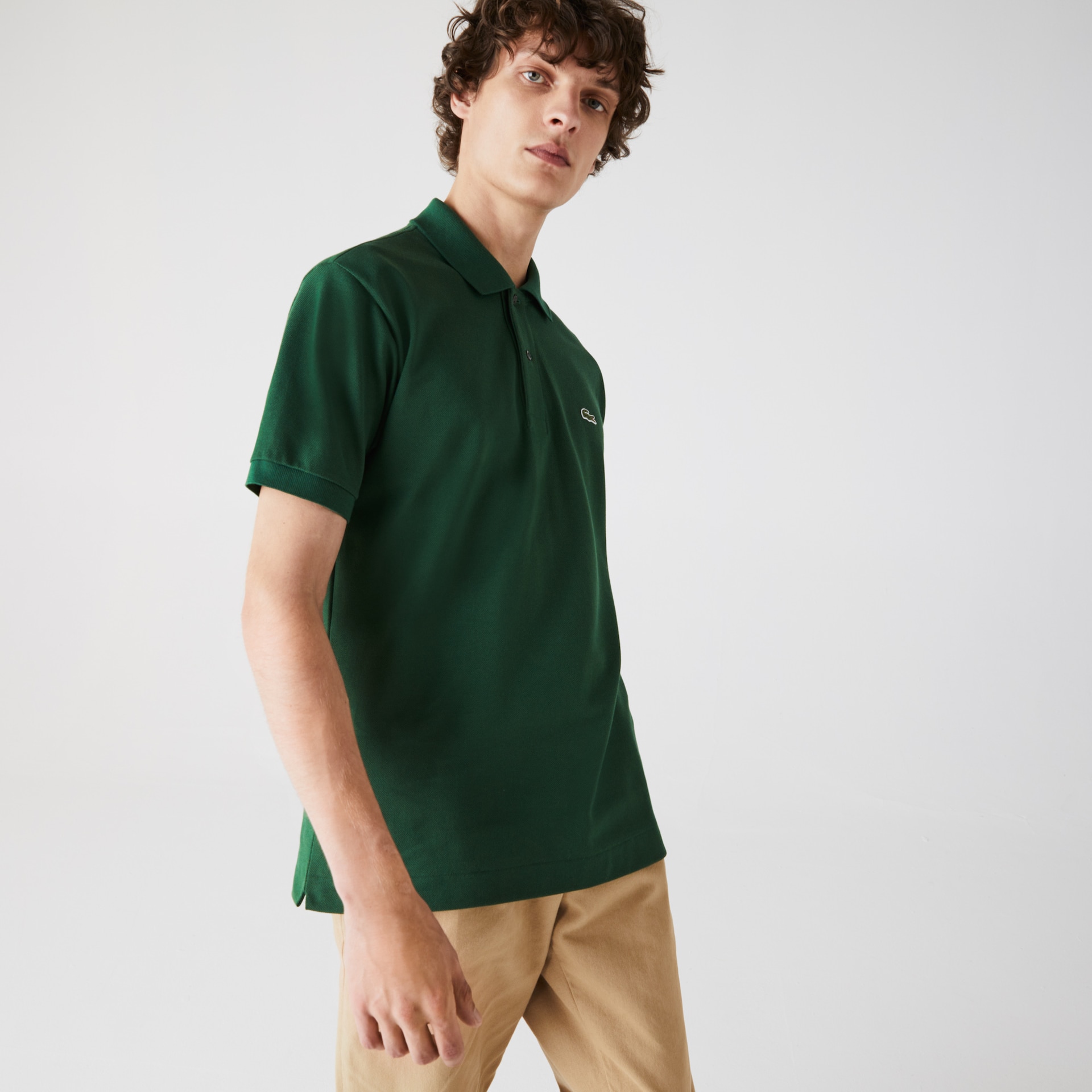 Camisas Lacoste Masculino Verdes Classic Fit L.12.12 Polo QT5-64436B9