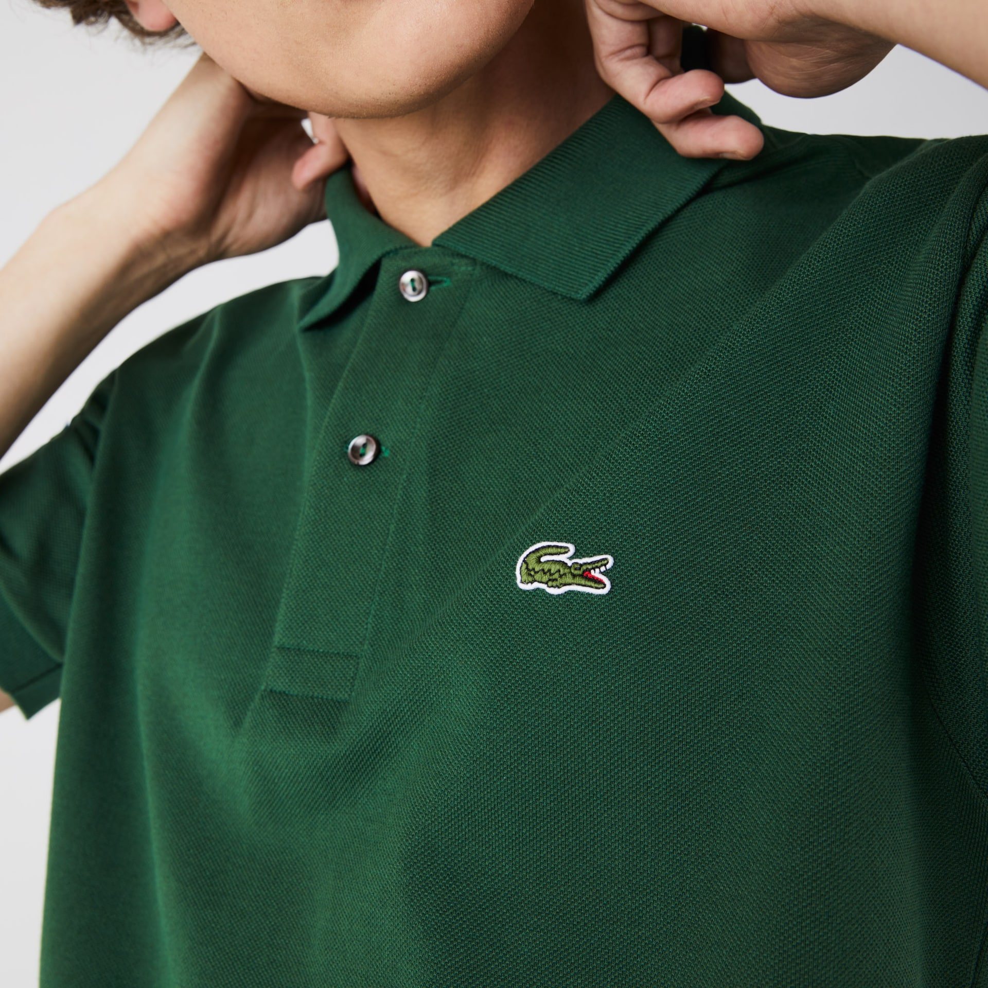 Camisas Lacoste Masculino Verdes Classic Fit L.12.12 Polo QT5-64436B9