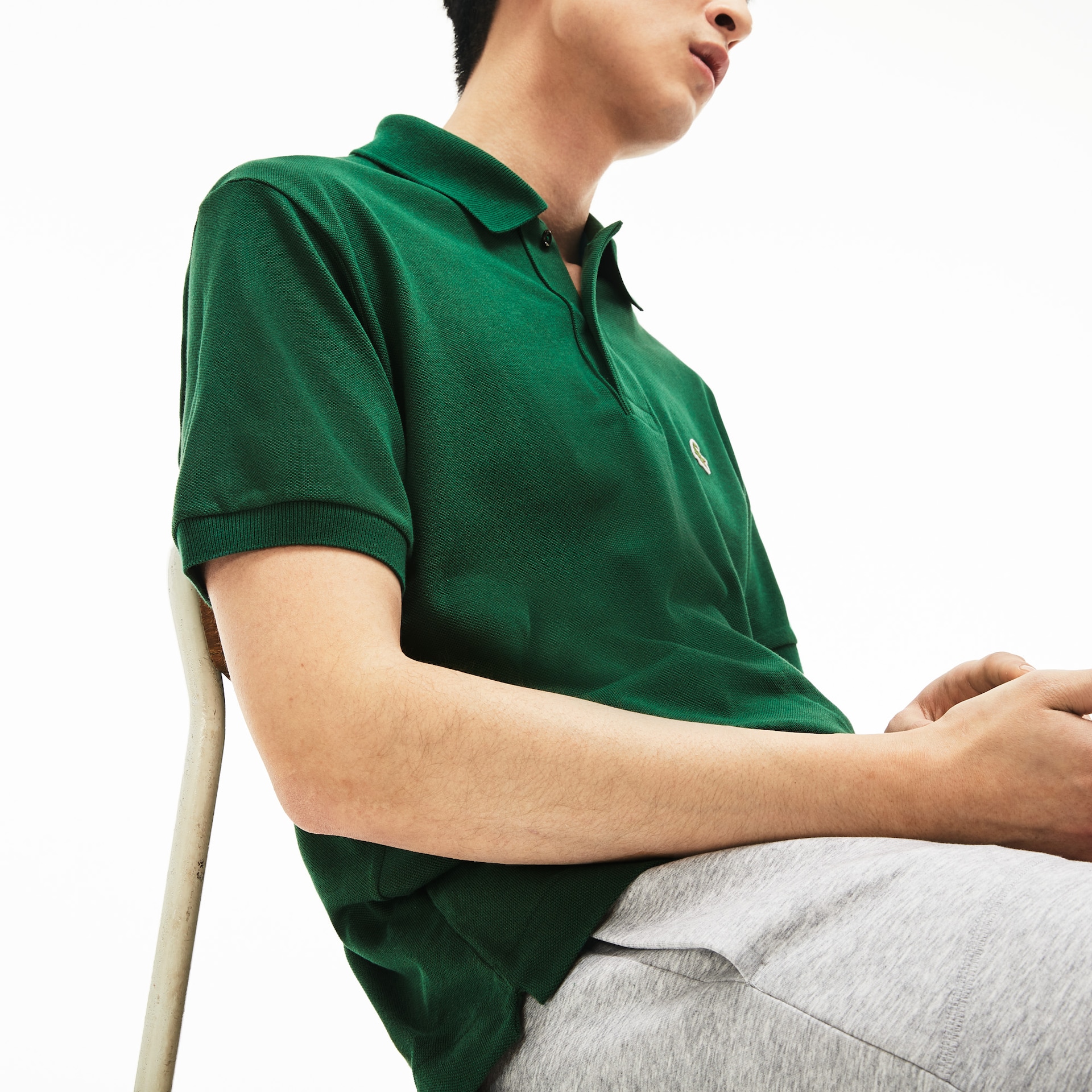Camisas Lacoste Masculino Verdes Classic Fit L.12.12 Polo QT5-64436B9