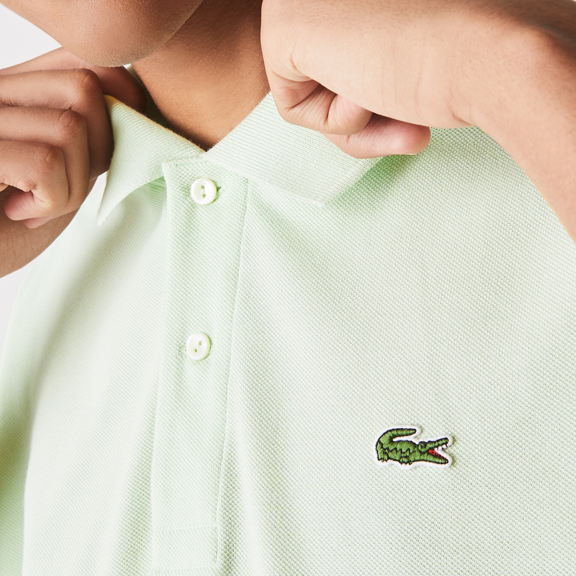 Camisas Lacoste Masculino Verdes Classic Fit L.12.12 Polo SP9-40054M0