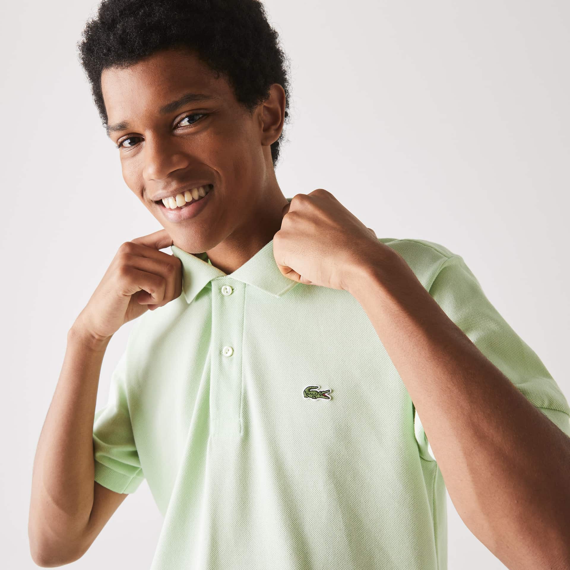 Camisas Lacoste Masculino Verdes Classic Fit L.12.12 Polo SP9-40054M0