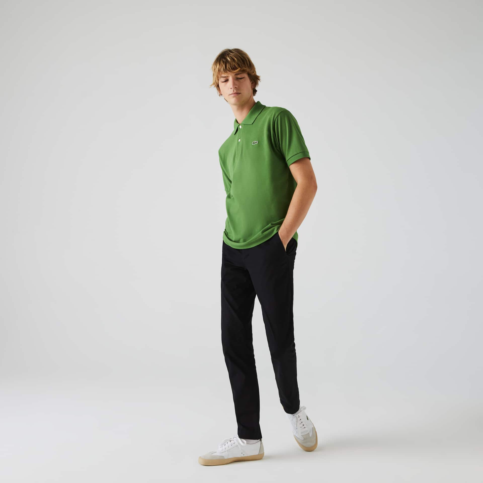 Camisas Lacoste Masculino Verdes Classic Fit L.12.12 Polo GN9-22062W5