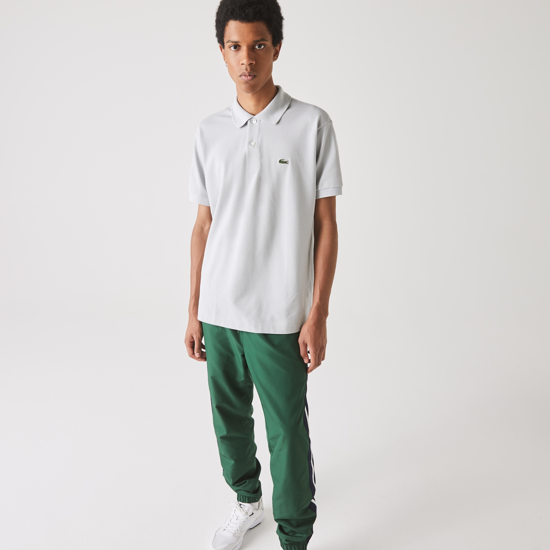 Camisas Lacoste Masculino Cinzentas Classic Fit L.12.12 Polo VL3-75677I2