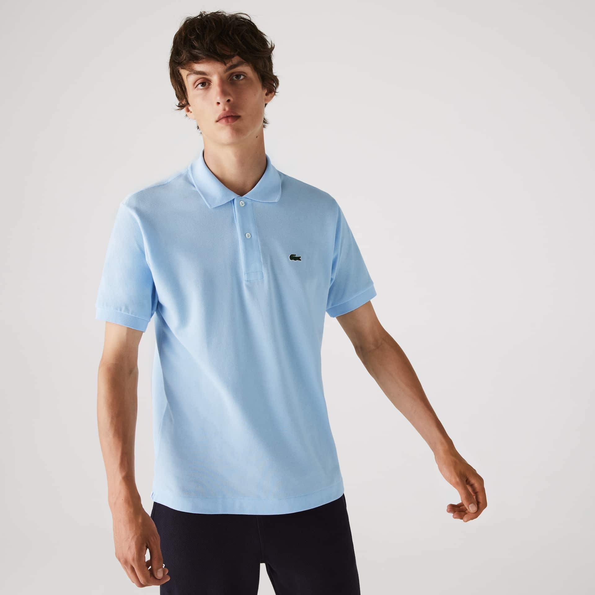 Camisas Lacoste Masculino Luz Azuis Classic Fit L.12.12 Polo VQ5-44204E8