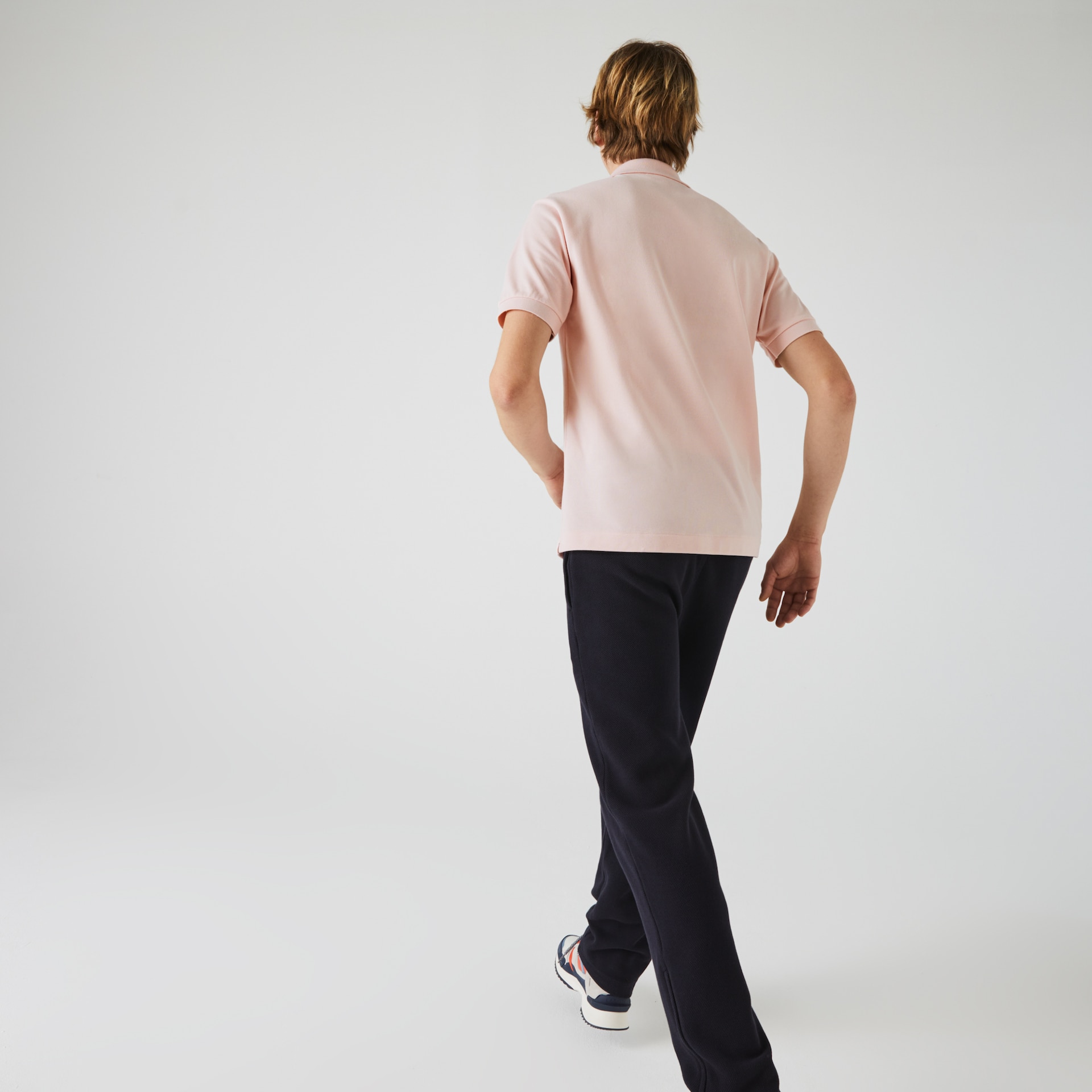 Camisas Lacoste Masculino Luz Rosa Classic Fit L.12.12 Polo TU1-50495E9