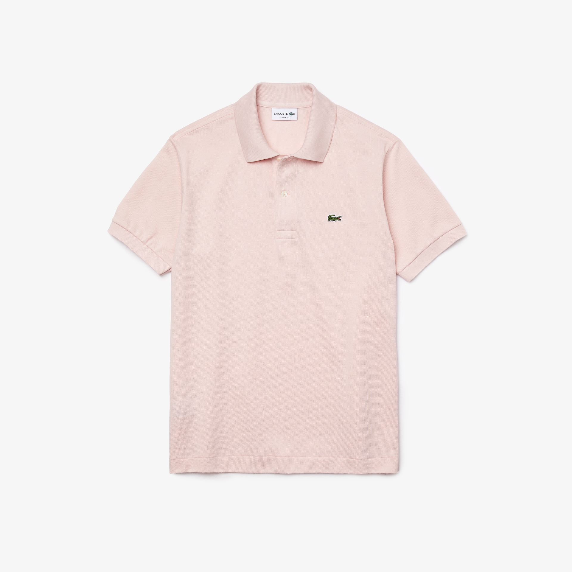 Camisas Lacoste Masculino Luz Rosa Classic Fit L.12.12 Polo TU1-50495E9